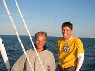 Henrick and Pete Solent Sailing